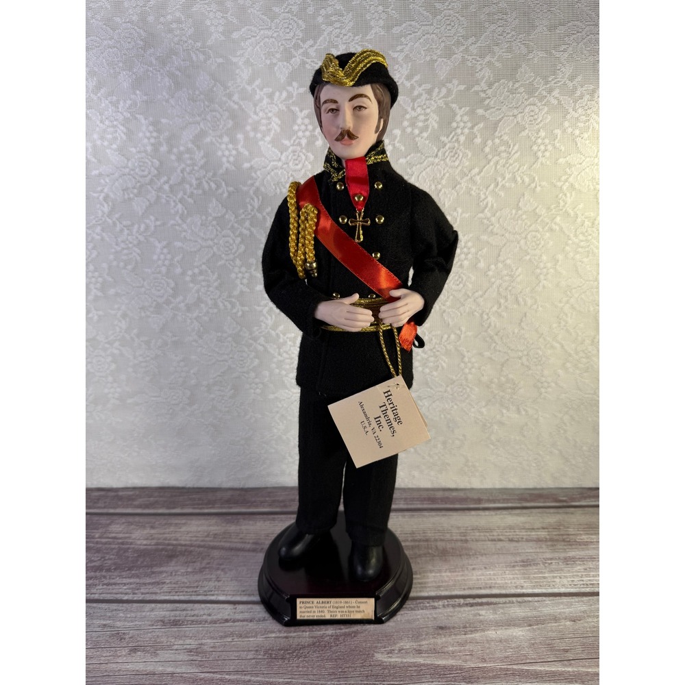 Heritage Themes Prince Albert‎ Figure Doll HT331 Victorian Royal 14.5" Tall